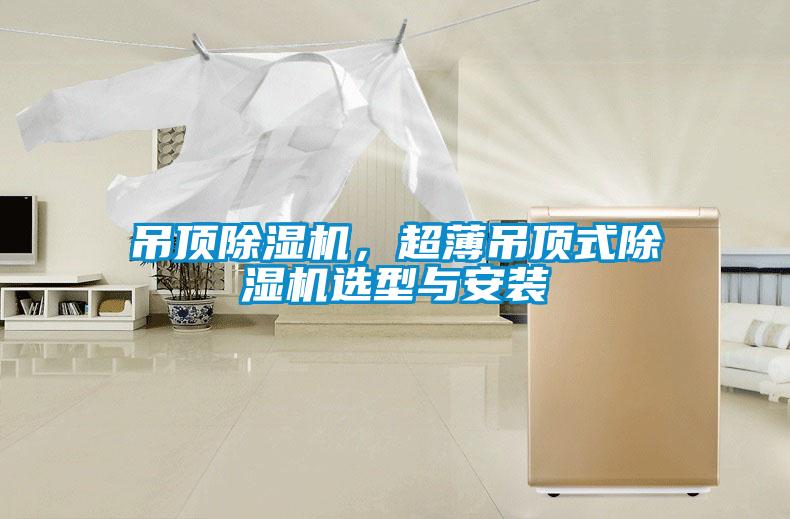 吊頂除濕機,超薄吊頂式除濕機選型與安裝