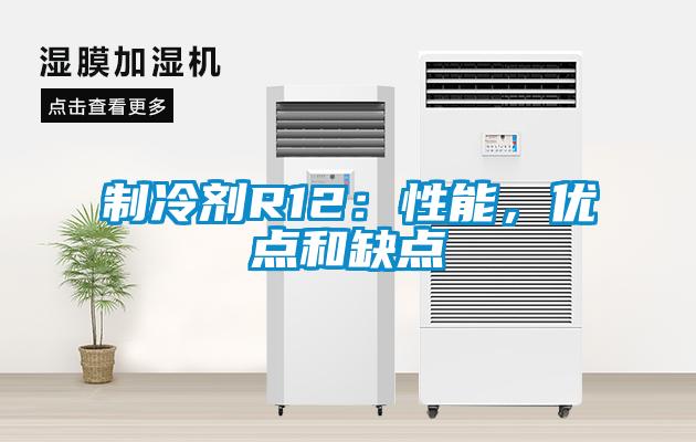 制冷劑R12:性能,優點和缺點