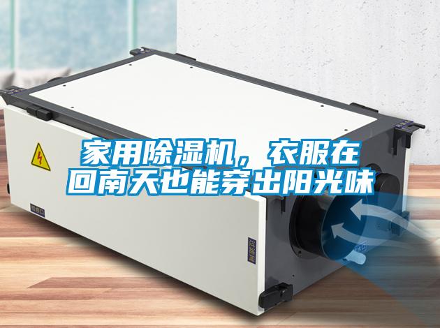 家用除濕機，衣服在回南天也能穿出陽光味