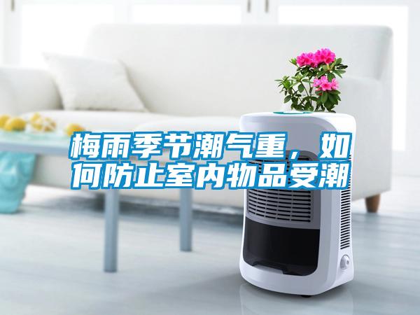 梅雨季節潮氣重，如何防止室內物品受潮