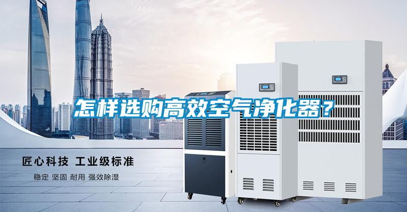 怎樣選購高效空氣凈化器？