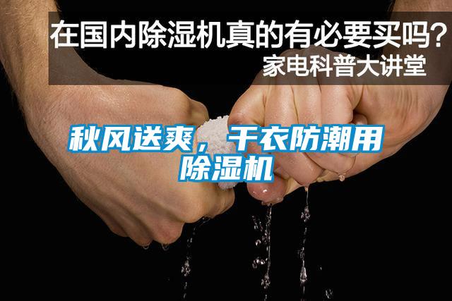 秋風送爽，干衣防潮用除濕機