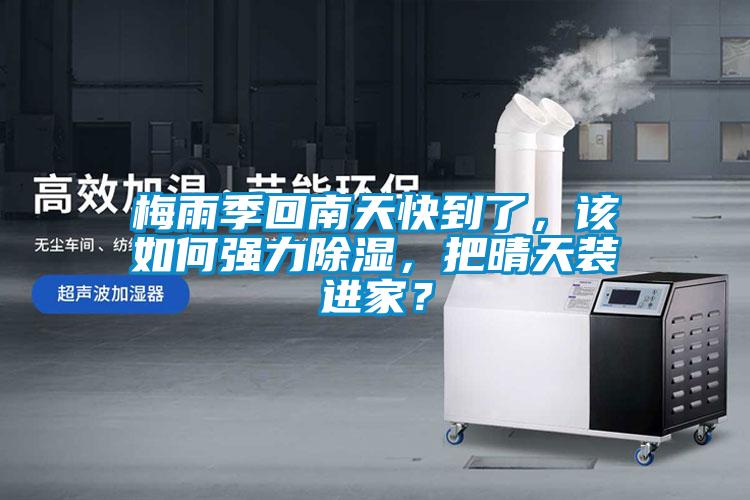 梅雨季回南天快到了,該如何強力除濕,把晴天裝進家?