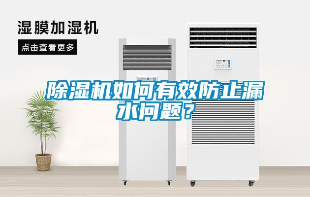 除濕機(jī)如何有效防止漏水問題？