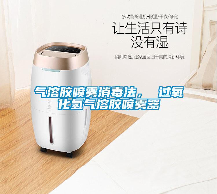 氣溶膠噴霧消毒法， 過氧化氫氣溶膠噴霧器