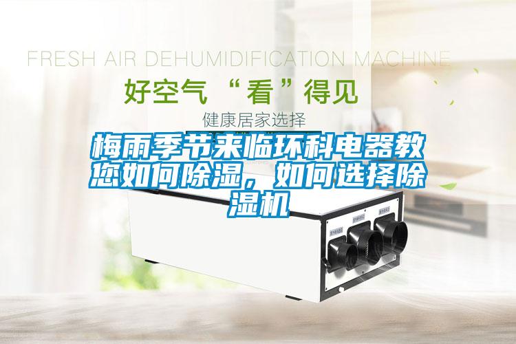 梅雨季節來臨環科電器教您如何除濕，如何選擇除濕機