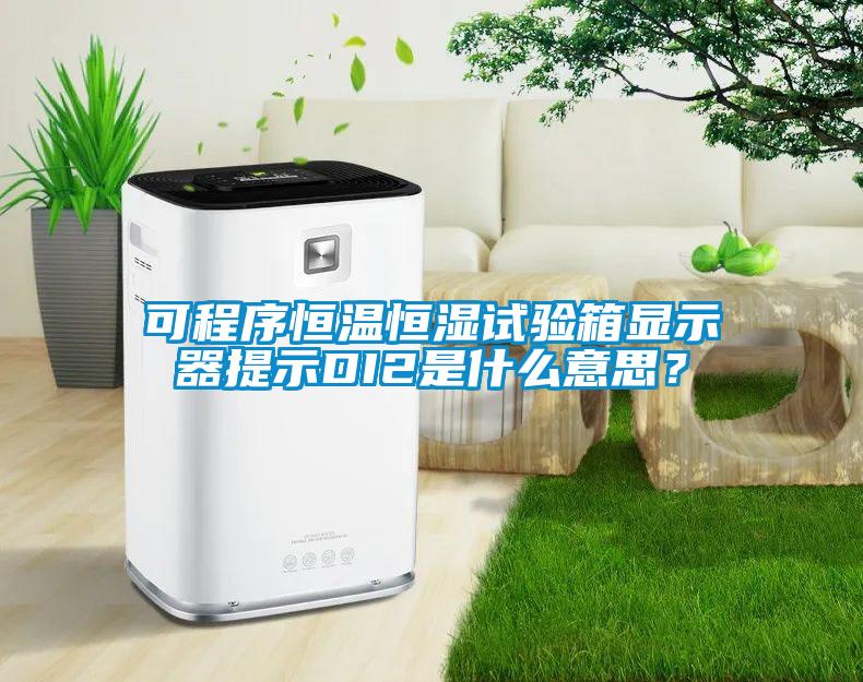 可程序恒溫恒濕試驗箱顯示器提示DI2是什么意思？