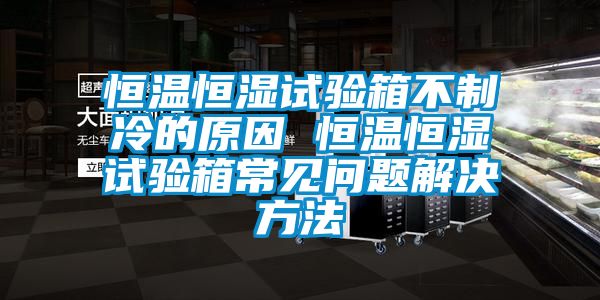 恒溫恒濕試驗(yàn)箱不制冷的原因 恒溫恒濕試驗(yàn)箱常見問(wèn)題解決方法