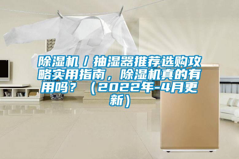 除濕機／抽濕器推薦選購攻略實用指南，除濕機真的有用嗎？（2022年-4月更新）
