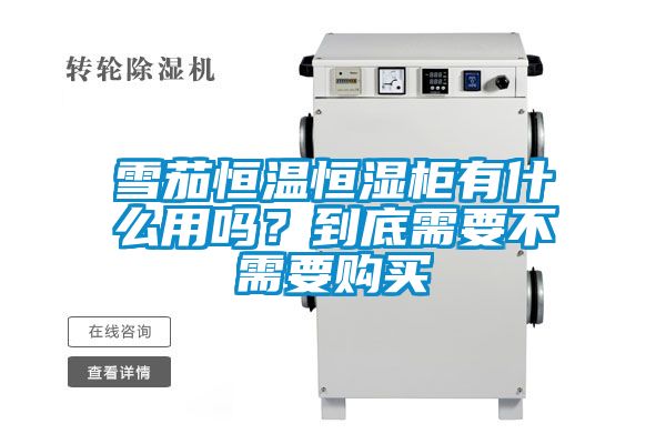 雪茄恒溫恒濕柜有什么用嗎？到底需要不需要購買