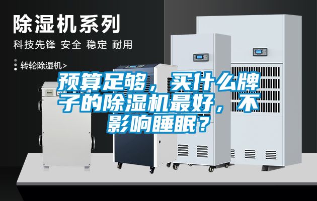 預算足夠，買什么牌子的除濕機最好，不影響睡眠？