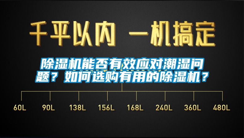 除濕機能否有效應對潮濕問題?如何選購有用的除濕機?